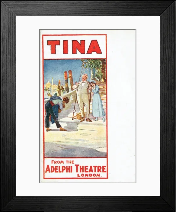 Framed Print : Tina by Paul Rubens and Harry Graham Framed Print : Tina by Paul Rubens and Harry Graham