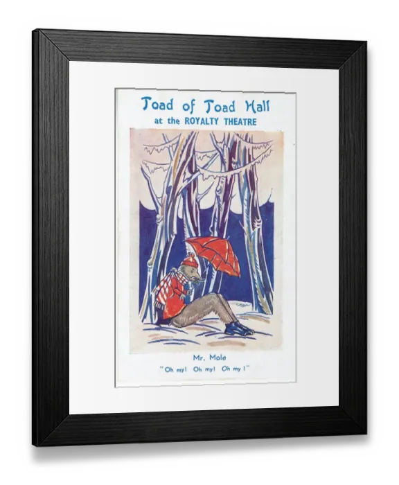 Framed Print : Toad of Toad Hall by A A Milne Framed Print : Toad of Toad Hall by A A Milne