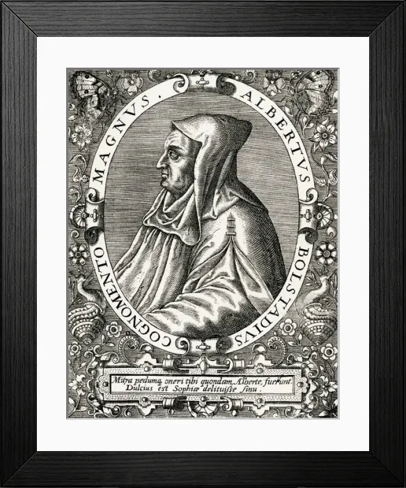 Framed Print : Albertus Magnus (1193 Framed Print : Albertus Magnus (1193
