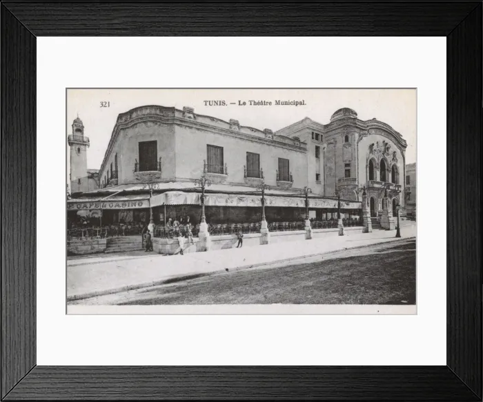 Framed Print : Municipal Theatre, Tunis, Tunisia, North Africa Framed Print : Municipal Theatre, Tunis, Tunisia, North Africa
