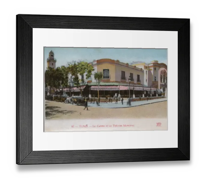 Framed Print : Casino Cafe and Theatre, Tunis, Tunisia, North Africa Framed Print : Casino Cafe and Theatre, Tunis, Tunisia, North Africa