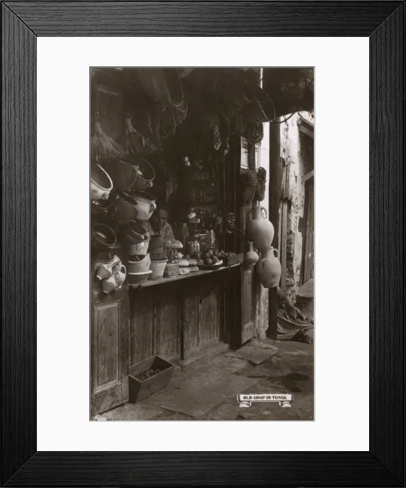 Framed Print : General shop, Tunis, Tunisia, North Africa Framed Print : General shop, Tunis, Tunisia, North Africa