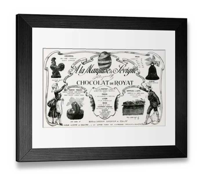 Framed Print : Advert for Marquise de Sevigne 1910 Framed Print : Advert for Marquise de Sevigne 1910