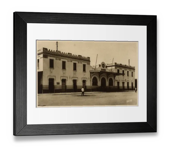 Framed Print : Railway station building, Sousse, Tunisia, North Africa Framed Print : Railway station building, Sousse, Tunisia, North Africa