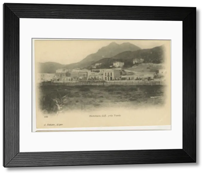 Framed Print : General view of Hammam-Lif, Tunisia, North Africa Framed Print : General view of Hammam-Lif, Tunisia, North Africa
