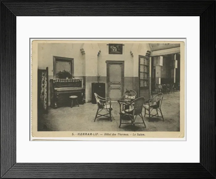 Framed Print : Hotel des Thermes, Hammam-Lif, Tunisia, North Africa Framed Print : Hotel des Thermes, Hammam-Lif, Tunisia, North Africa