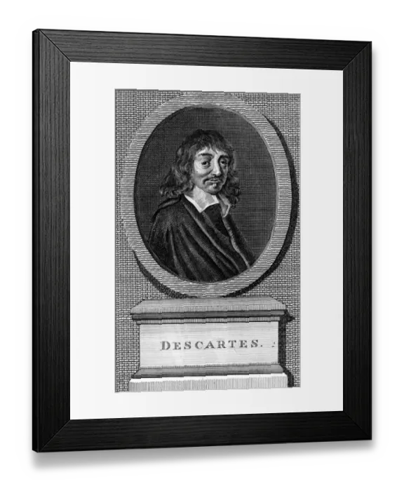 Framed Print : Rene Descartes Framed Print : Rene Descartes