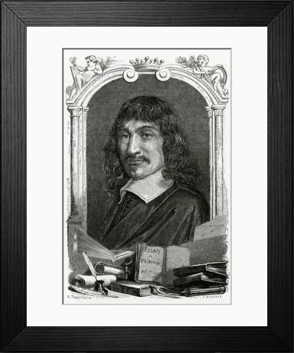 Framed Print : Rene Descartes Framed Print : Rene Descartes