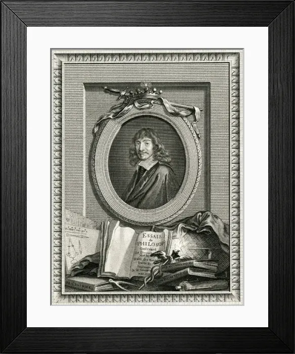 Framed Print : Rene Descartes Framed Print : Rene Descartes
