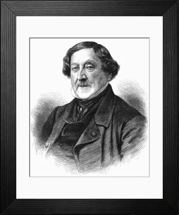 Framed Print : ROSSINI 1868 Framed Print : ROSSINI 1868