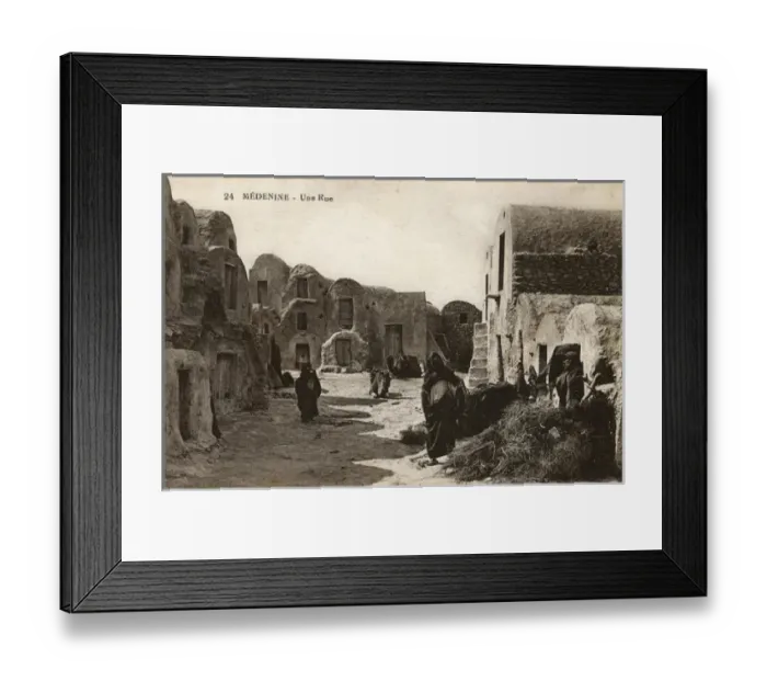 Framed Print : Street with Ghorfas, Medenine, Tunisia, North Africa Framed Print : Street with Ghorfas, Medenine, Tunisia, North Africa