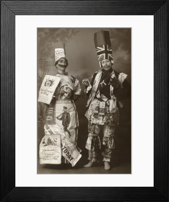 Framed Print : WW1 - Patriotic Fancy Dress Framed Print : WW1 - Patriotic Fancy Dress