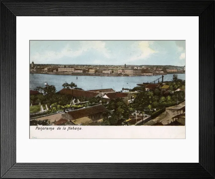 Framed Print : Cuba, Havana - Panoramic View Framed Print : Cuba, Havana - Panoramic View