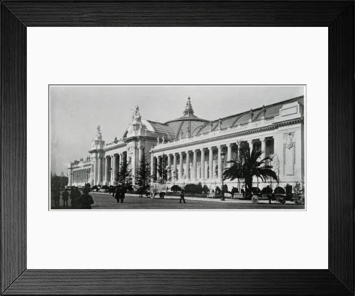 Framed Print : Paris Exhibition - Great Palace of the Fine Arts 1900