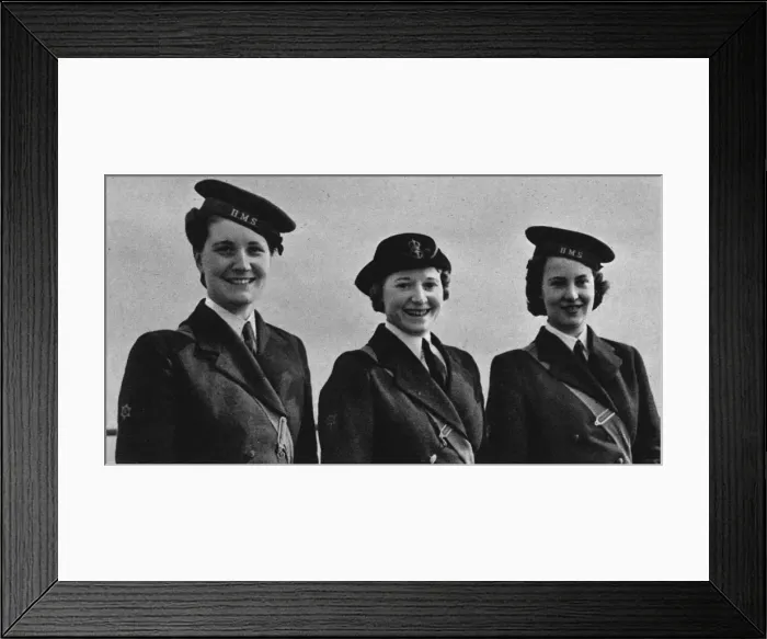 Framed Print : New hats for the Wrens, 1942 Framed Print : New hats for the Wrens, 1942