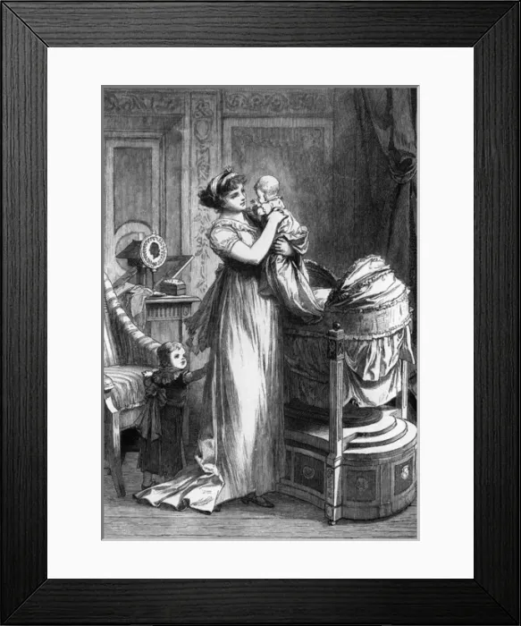 Framed Print : Jealousy in Nursery 1797 Framed Print : Jealousy in Nursery 1797