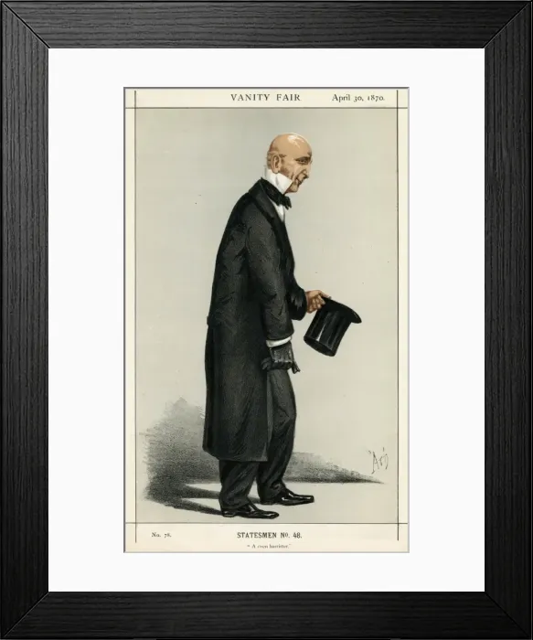 Framed Print : Sir John Duke Coleridge, lawyer Framed Print : Sir John Duke Coleridge, lawyer