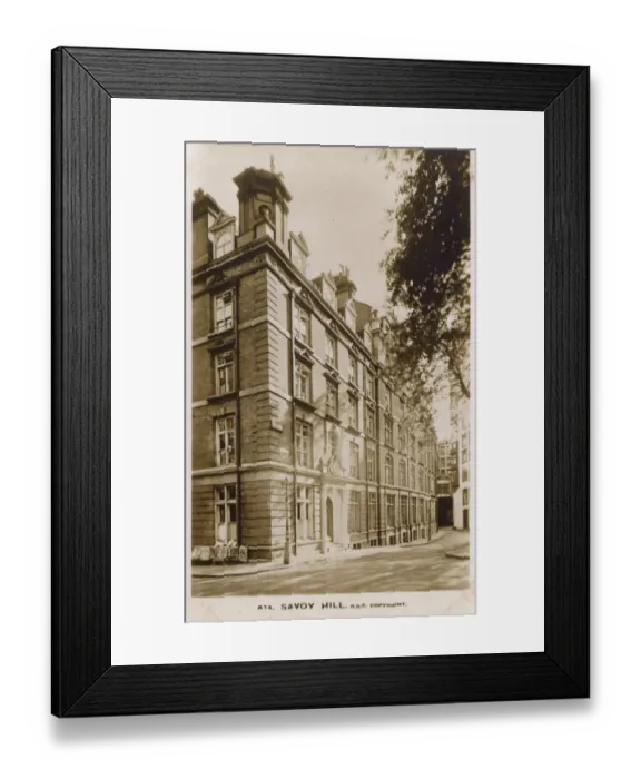 Framed Print : The Original Home of the BBC at Savoy Hill, London Framed Print : The Original Home of the BBC at Savoy Hill, London