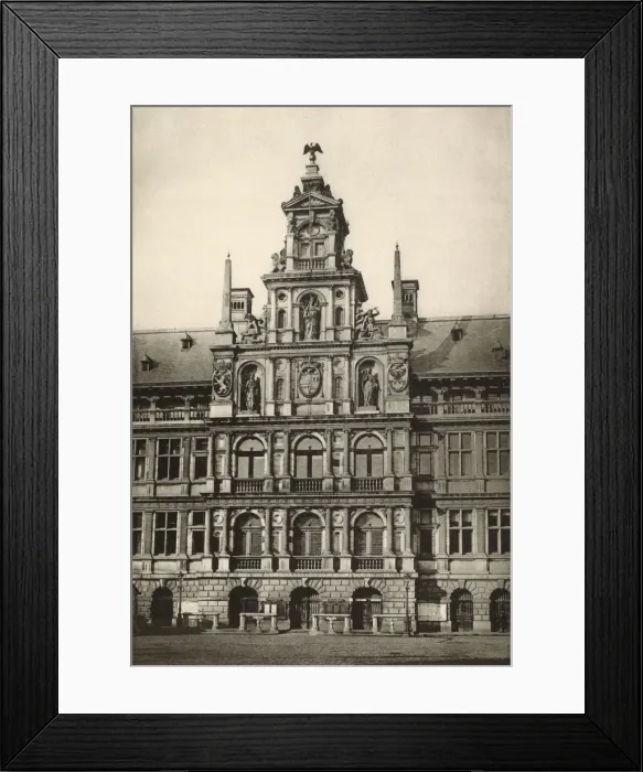 Framed Print : Town Hall, Anvers (Antwerp), Belgium Framed Print : Town Hall, Anvers (Antwerp), Belgium