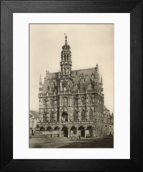 Framed Print : Town Hall, Audenarde (Oudenaarde), Belgium Framed Print : Town Hall, Audenarde (Oudenaarde), Belgium