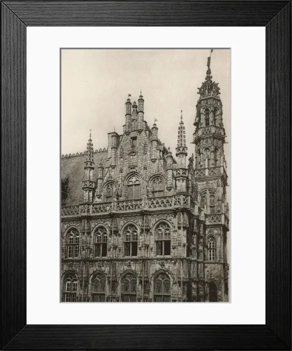 Framed Print : Town Hall, Audenarde (Oudenaarde), Belgium Framed Print : Town Hall, Audenarde (Oudenaarde), Belgium