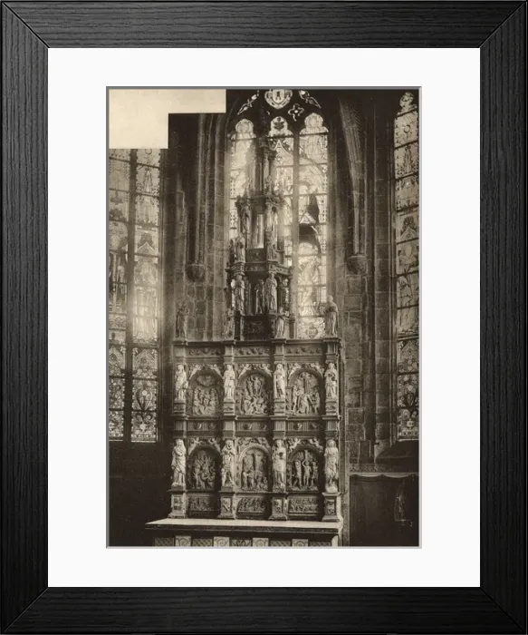 Framed Print : Church altarpiece, Braine-le-Comte, Belgium Framed Print : Church altarpiece, Braine-le-Comte, Belgium