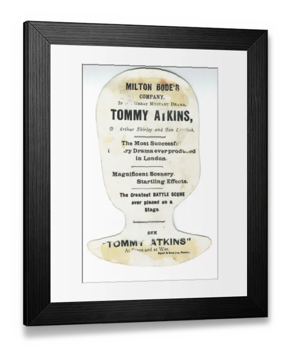 Framed Print : Tommy Atkins by Arthur Shirley and Ben Landeck Framed Print : Tommy Atkins by Arthur Shirley and Ben Landeck
