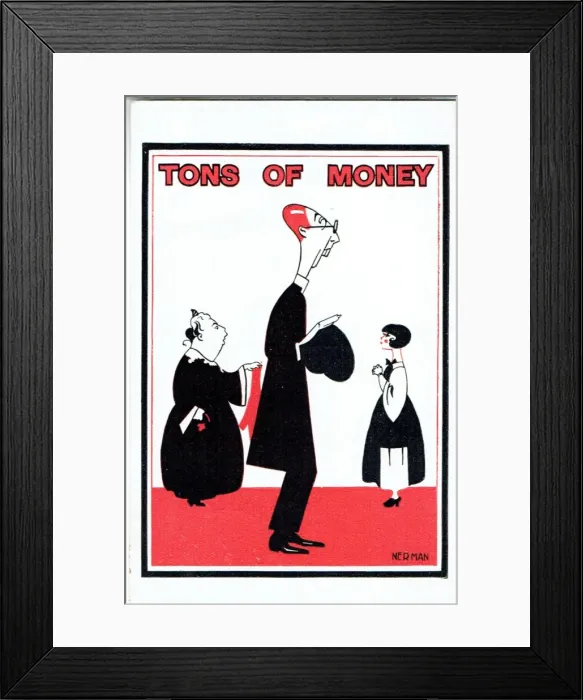 Framed Print : Tons of Money by William Evans and A T Pechey Framed Print : Tons of Money by William Evans and A T Pechey