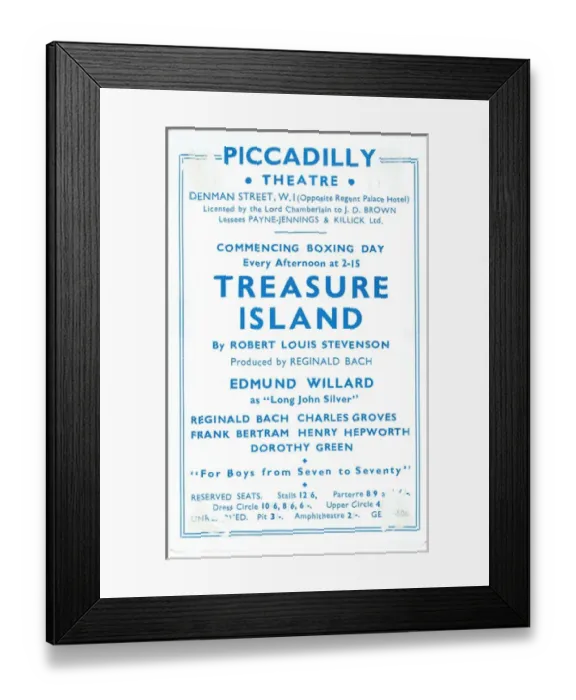 Framed Print : Treasure Island adapted by James Bernard Fagan Framed Print : Treasure Island adapted by James Bernard Fagan