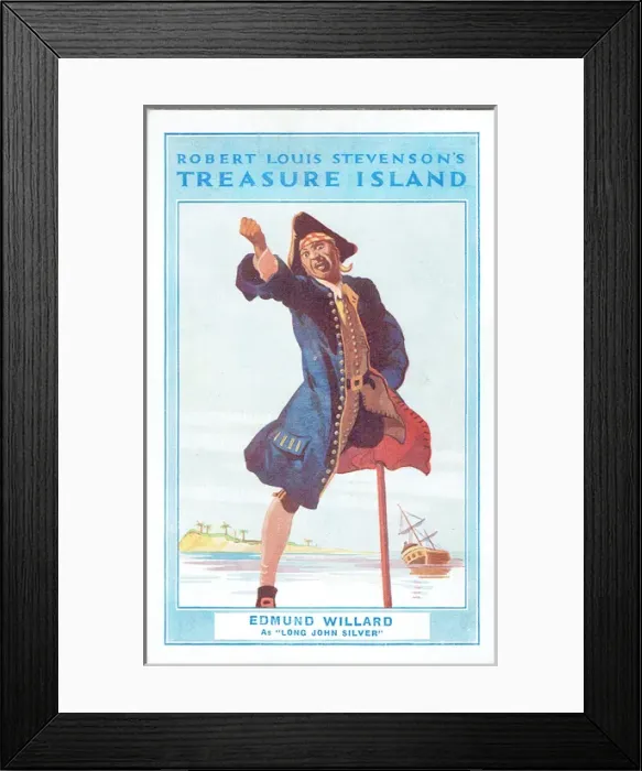 Framed Print : Treasure Island adapted by James Bernard Fagan Framed Print : Treasure Island adapted by James Bernard Fagan