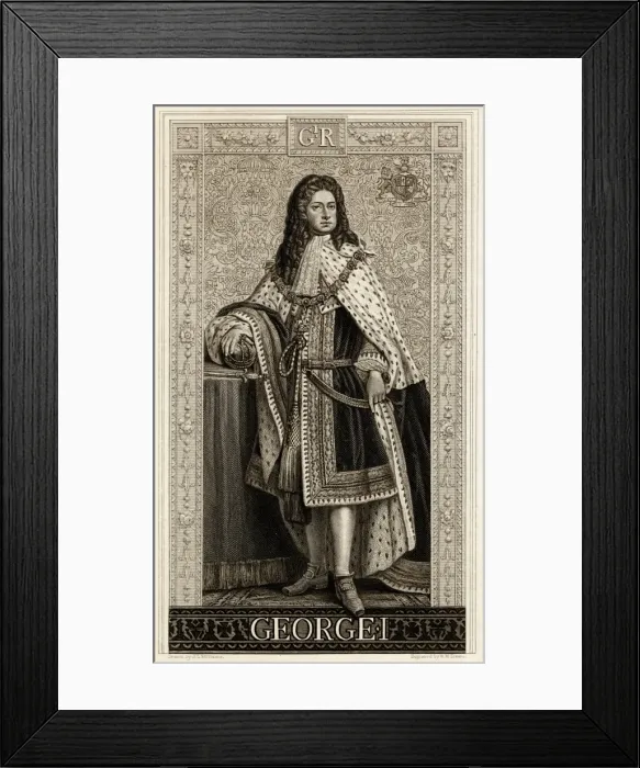 Framed Print : GEORGE I. George I King of England (1660 - 1727) Framed Print : GEORGE I. George I King of England (1660 - 1727)