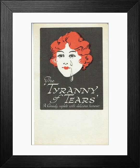 Framed Print : The Tyranny of Tears by C Haddon Chambers Framed Print : The Tyranny of Tears by C Haddon Chambers