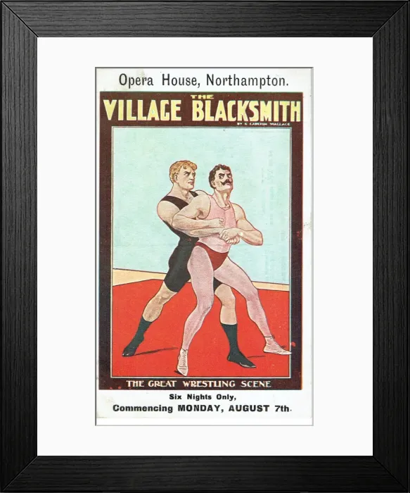 Framed Print : The Village Blacksmith by G Carlton Wallace Framed Print : The Village Blacksmith by G Carlton Wallace