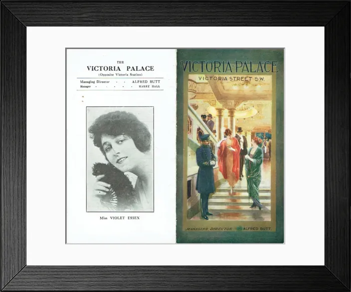 Framed Print : Victoria Palace Theatre programme Framed Print : Victoria Palace Theatre programme