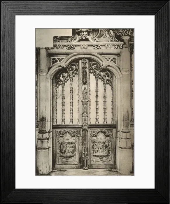 Framed Print : Gate in parish church, Dixmude (Diksmuide), Belgium Framed Print : Gate in parish church, Dixmude (Diksmuide), Belgium