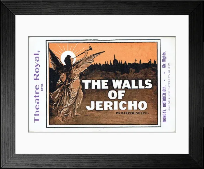 Framed Print : The Walls of Jericho by Alfred Sutro Framed Print : The Walls of Jericho by Alfred Sutro