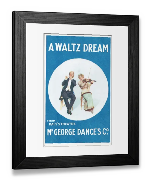 Framed Print : A Waltz Dream adapted by Adrian Ross Framed Print : A Waltz Dream adapted by Adrian Ross