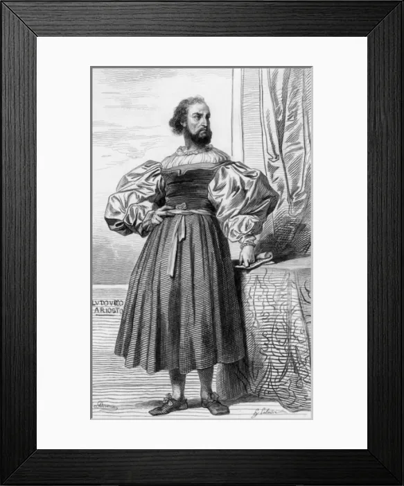 Framed Print : Lodovico Ariosto Framed Print : Lodovico Ariosto