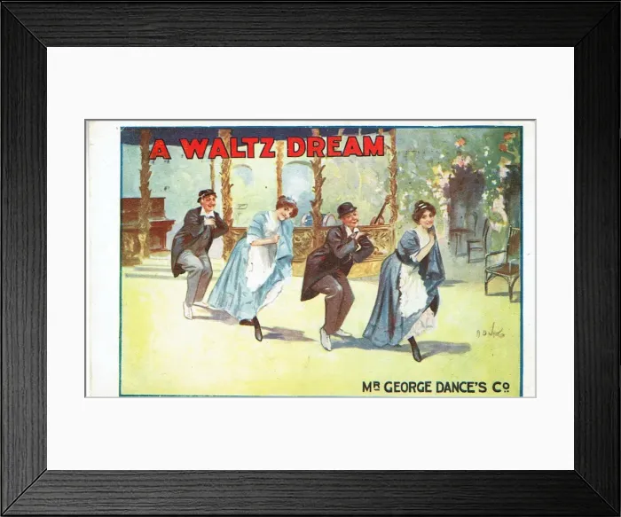 Framed Print : A Waltz Dream adapted by Adrian Ross Framed Print : A Waltz Dream adapted by Adrian Ross