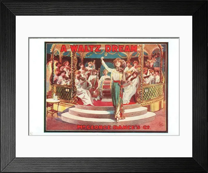 Framed Print : A Waltz Dream adapted by Adrian Ross Framed Print : A Waltz Dream adapted by Adrian Ross