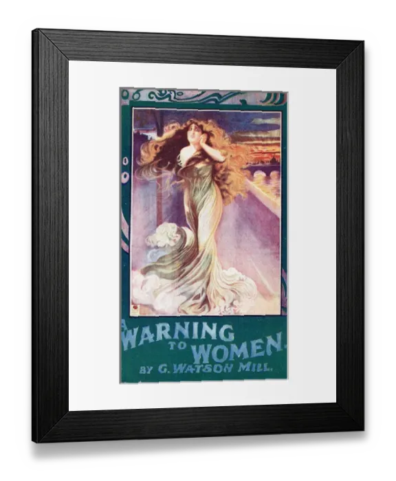 Framed Print : A Warning to Women by G Watson Mill Framed Print : A Warning to Women by G Watson Mill