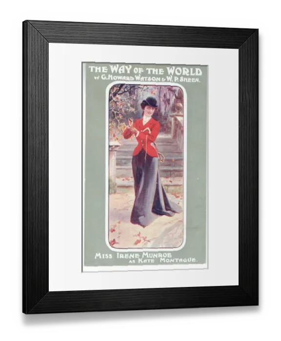 Framed Print : The Way of the World by G Howard Watson and W P Sheen Framed Print : The Way of the World by G Howard Watson and W P Sheen