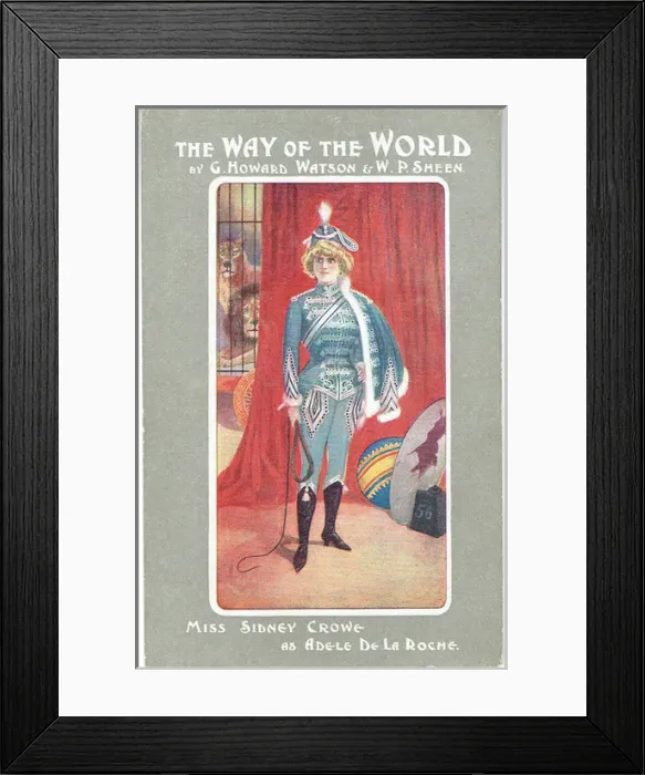 Framed Print : The Way of the World by G Howard Watson and W P Sheen Framed Print : The Way of the World by G Howard Watson and W P Sheen
