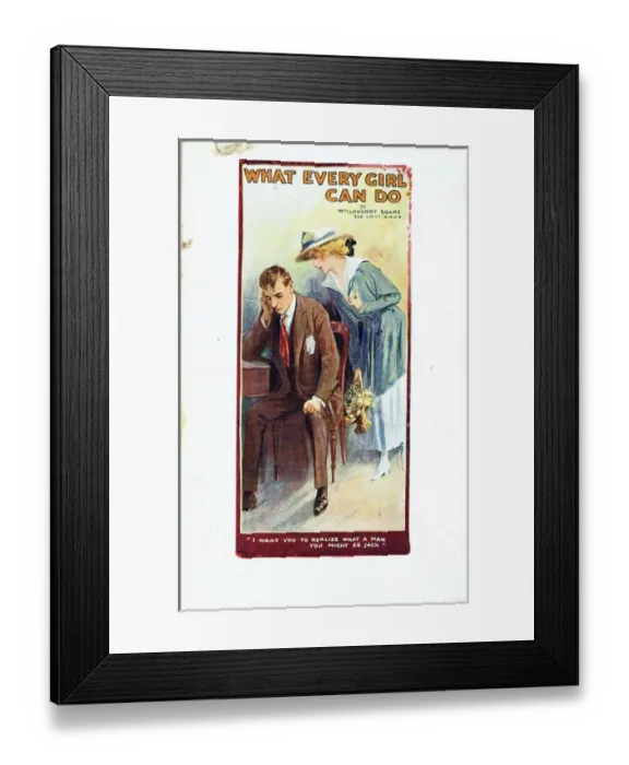 Framed Print : What Every Girl Can Do by Willoughby Drake R. N Framed Print : What Every Girl Can Do by Willoughby Drake R. N