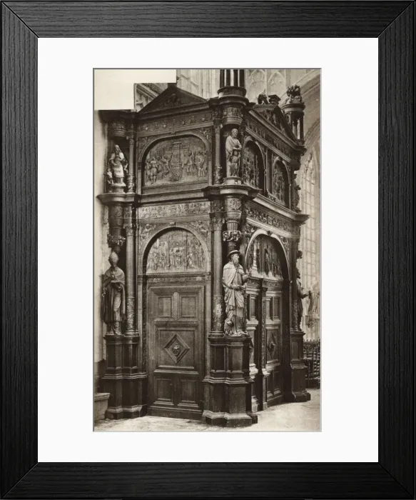 Framed Print : Ornate doorway, Church of St Pierre, Louvain, Belgium Framed Print : Ornate doorway, Church of St Pierre, Louvain, Belgium