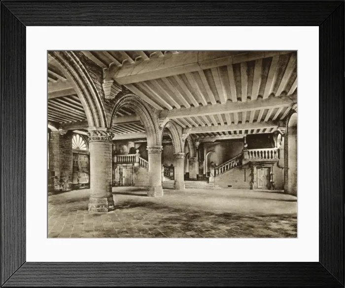 Framed Print : Hall of the University, Louvain (Leuven), Belgium Framed Print : Hall of the University, Louvain (Leuven), Belgium