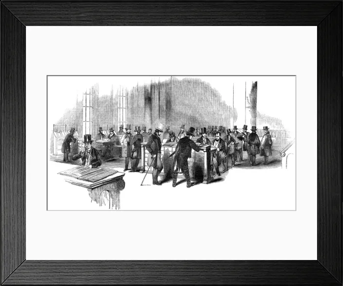 Framed Print : Lloyds Merchants Room Framed Print : Lloyds Merchants Room