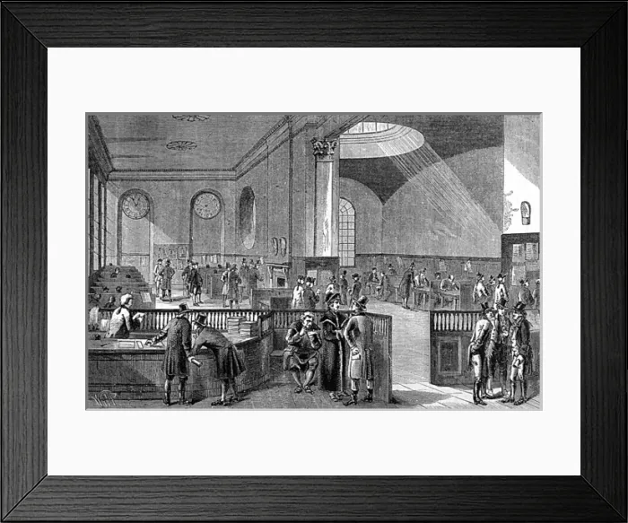 Framed Print : Lloyds Subscription Room Framed Print : Lloyds Subscription Room