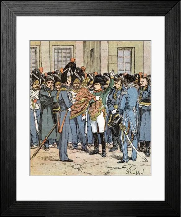 Framed Print : Napoleons Farewell Framed Print : Napoleons Farewell