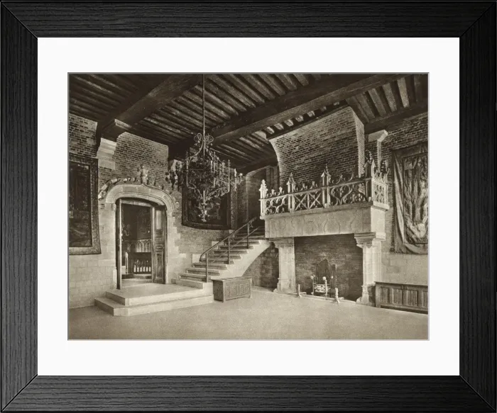 Framed Print : Interior Hall in the Town Hall, Mons, Belgium Framed Print : Interior Hall in the Town Hall, Mons, Belgium